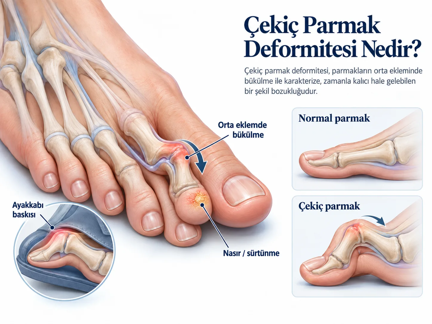 çekiç parmak nedir